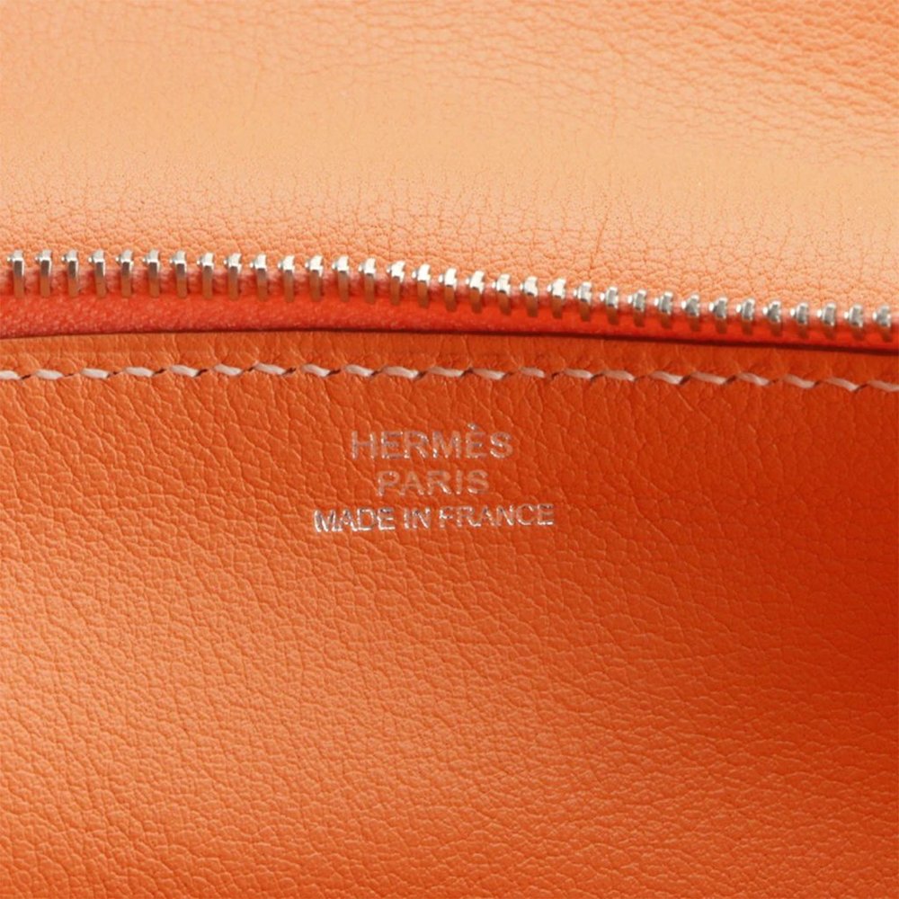 SOLD - Hermès Jige Duo Wallet Clutch in Swift Leather - Picture 6 of 7